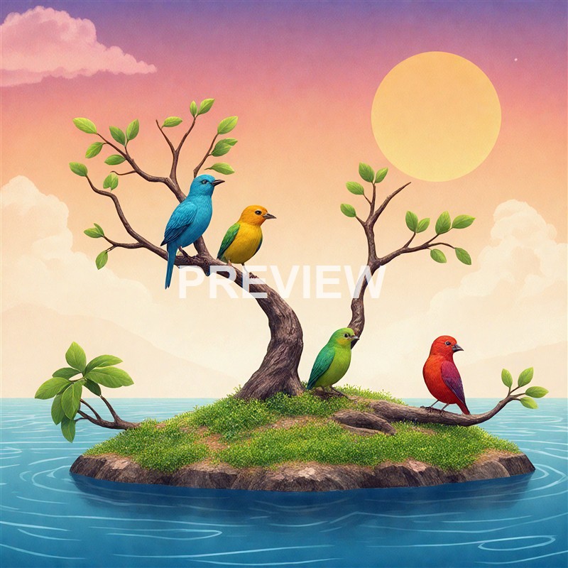 tow-colorful-happy-slimly-birds-setting-on-tree-in-is (3)_250319170123_Filename Text 2_03900_Filename Text 3_result